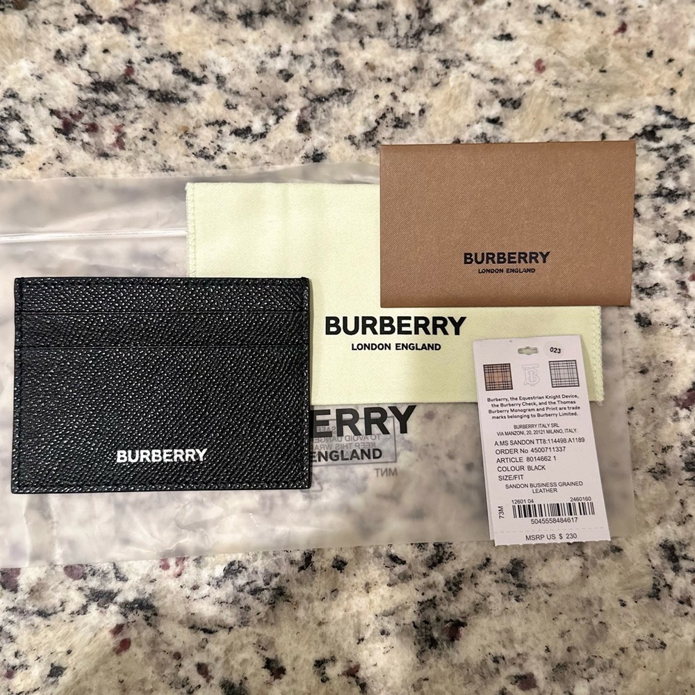 Brand new Burberry card holder